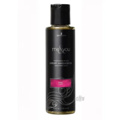 Me You Massage Oil Berry Flirt 4 2 Oz