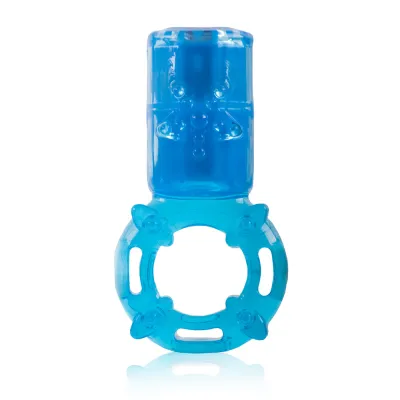 Big Omg Vibrating Ring Blue 6 Count Box