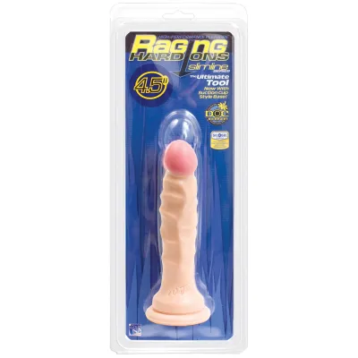 Raging Hard Ons Slimline 4 5 inch Dong w Suction Cup