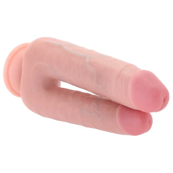 RealRock Double Trouble 7 and 8 Inch Double Dildo — image 4 of 6