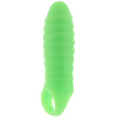 Ouch Glow In The Dark Thick Swirl Penis Sleeve