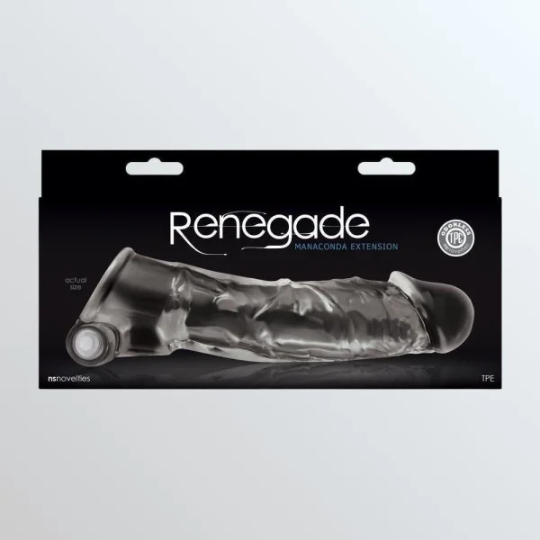 Renegade Manaconda - Clear Cock Extender Sleeve