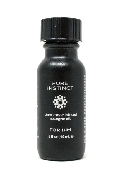 Pure Instinct Black - Pheromone Cologne  Oil .5oz