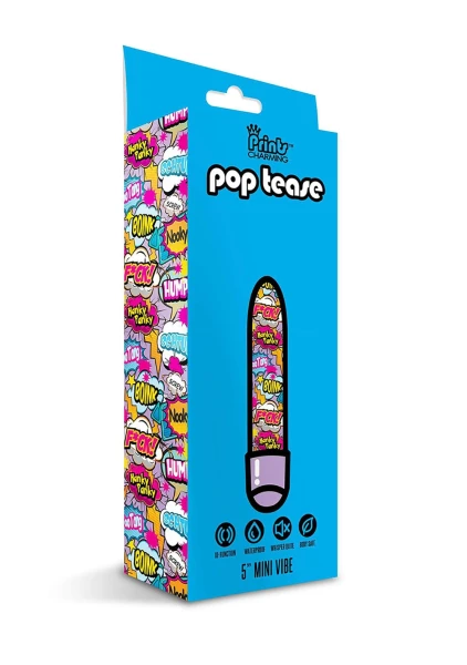 Prints Charming Pop Tease 5" Mini Vibe - Fuck Purple — image 6 of 6