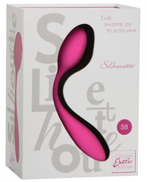 Silhouette S8 Curved Massager Pink