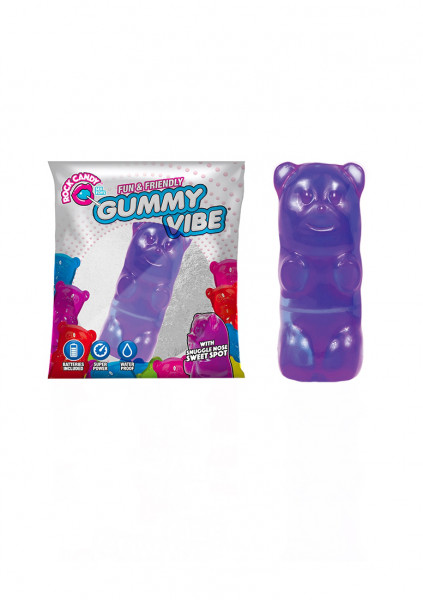 Gummy Vibe - Purple Power Bullet Mini Vibrator