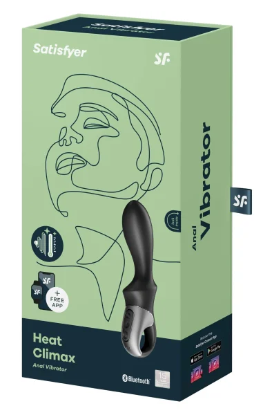 Heat Climax Anal Vibrator - Black — image 8 of 12