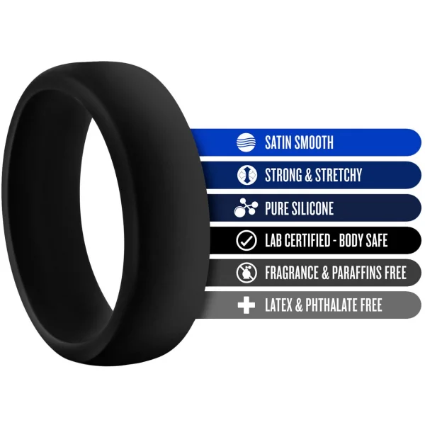Blush Novelties Performance Go Pro Silicone Cock Rings - Single Color