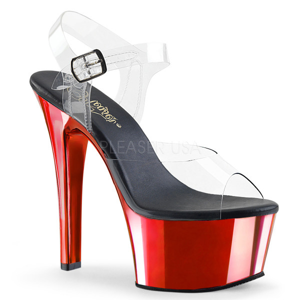 *6 inches Heel, 2 1/4 inches PF Ankle Strap Sandal — image 17 of 25