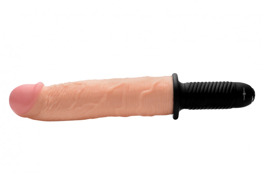 10" Vibrating Cock + Handle