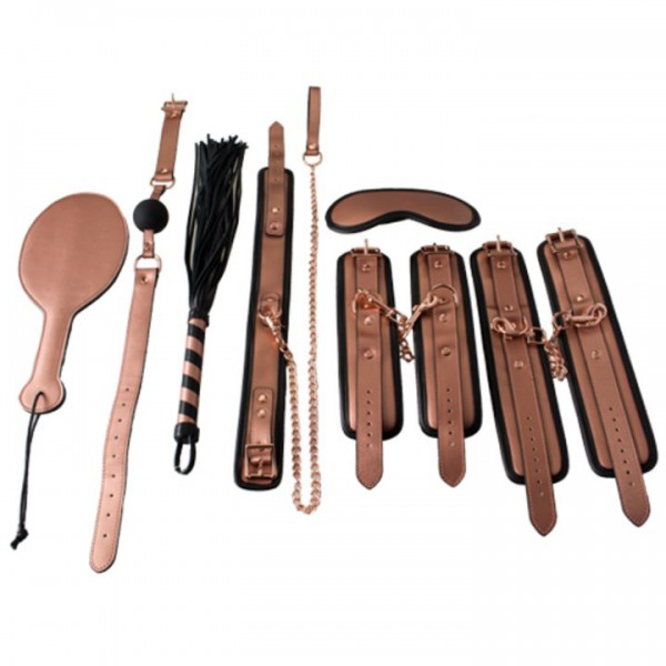Bondara Luxe Rose Gold Real Leather Premium Set