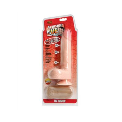 Average Joe The Surfer Brody Vibrating Heating Dildo Beige