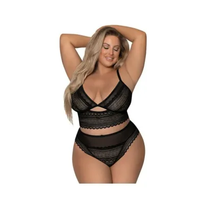 Magic Silk Modern Romance Braltt Hipster Black Queen Size