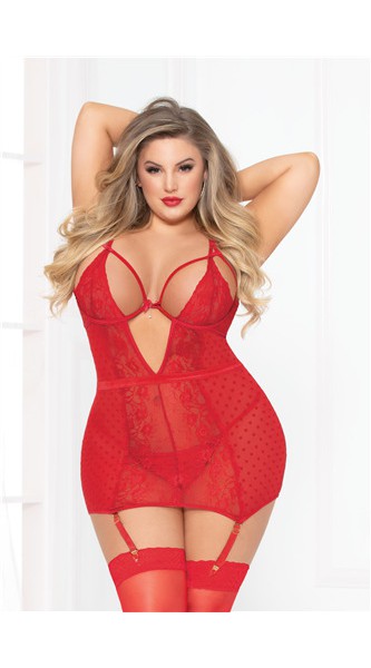 Love Affair Chemise Set 3X/4X