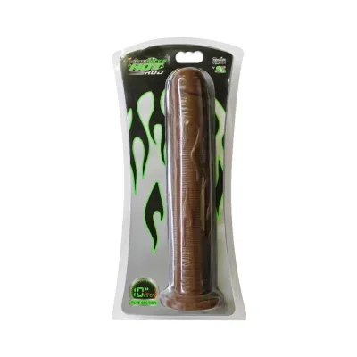 Si 10in Hot Rod W suction Cup Brown