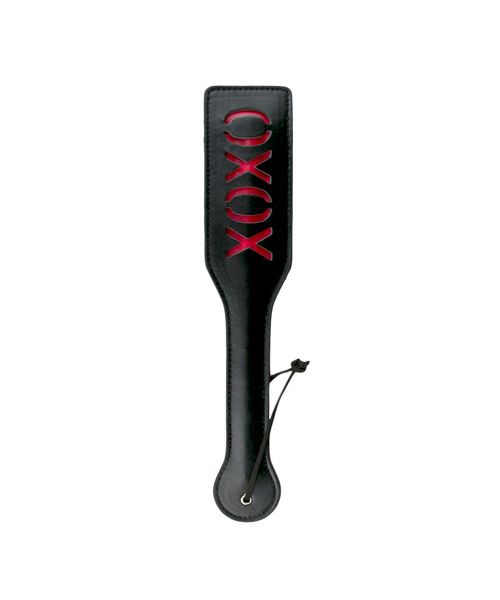 Black Leather Paddle - XOXO