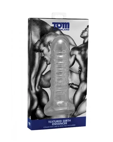 Tom Of Finland Textured Girth Enhancer Clear