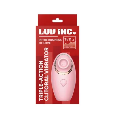 Luv Inc Tv11 Triple action Clitoral Vibrator Pink
