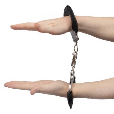 Bondara Cuffing Season Faux Leather Handcuffs