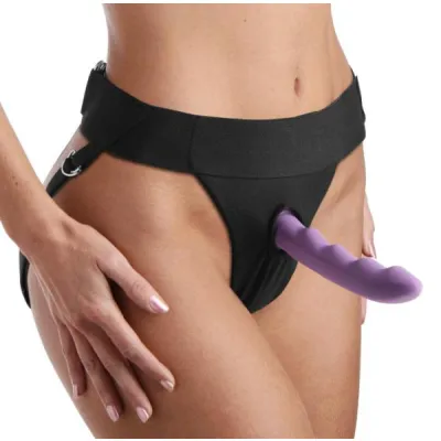 Strap U Avalon Jock Style Strap On Harness Black O S