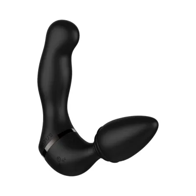 Nexus Revo Twist Waterproof Remote Control Interchangeable Rotating And Vibrating Massager Black