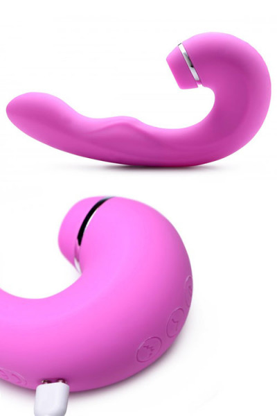 Inmi Shegasm Tapping G-Spot Vibrator with Suction & Vibration