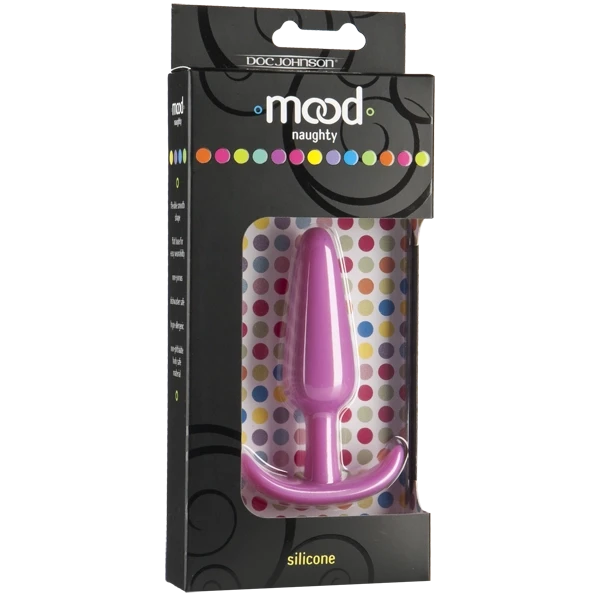 Doc Johnson Mood Naughty Medium Pink Butt Plug — image 5 of 6