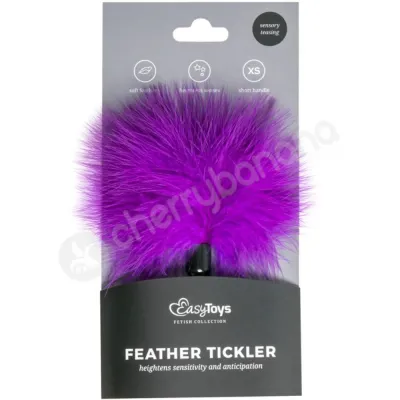 Fetish Collection Small Purple Fluffy Feather Tickler