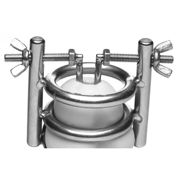Deluxe Cleaver Urethral Spreader CBT Chastity Cage