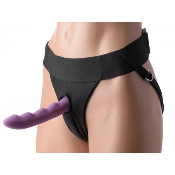 Strap U Avalon Jock Style Strap On Harness Black O/S