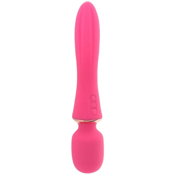 Nubii Mika Silicone Rechargeable Waterproof Mini Wand Massager By Nu Sensuelle - Pink