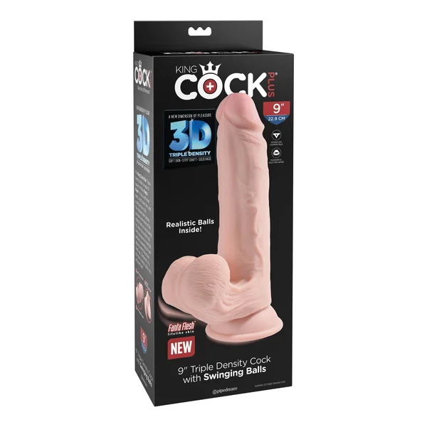 9 Inch Triple Density Cock With Swinging Balls — image 18 of 20