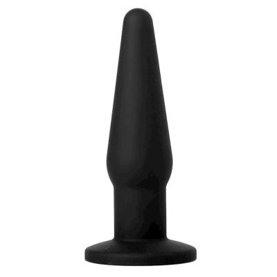 Silicone Derriere Plug Black