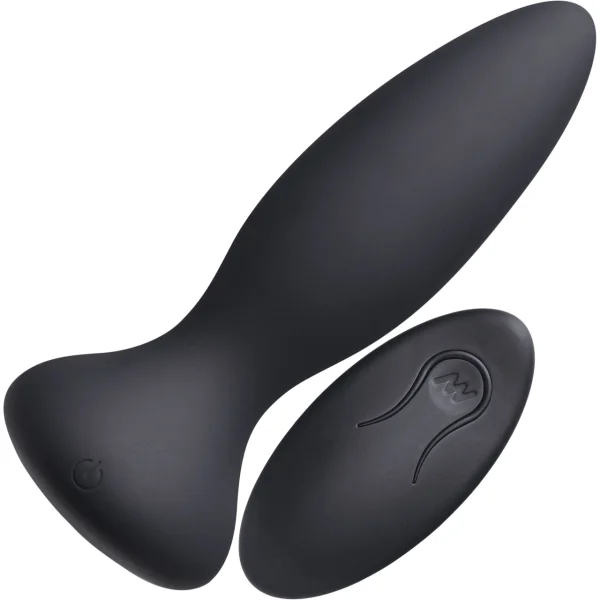 Doc Johnson A-Play Vibe Butt Plug with Remote, 3 Sizes