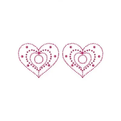 Crystal Heart Pink Pasties