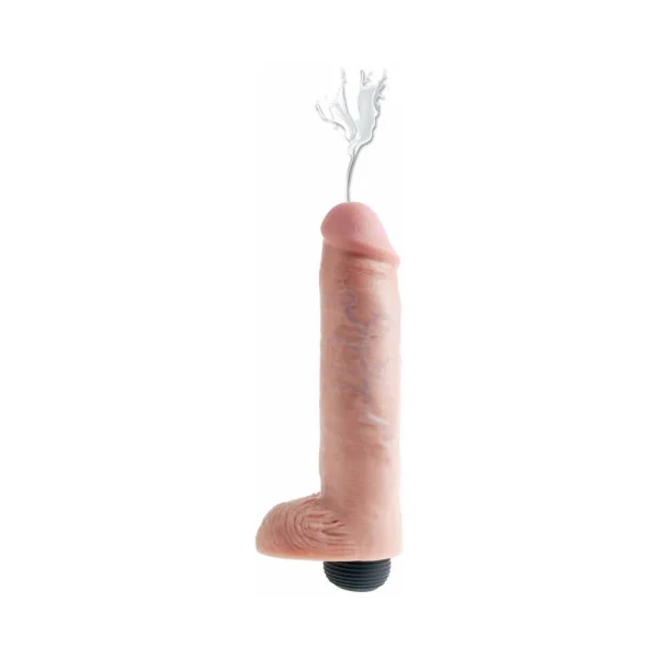 King Cock 10 inches Squirting Cock Balls Beige — image 13 of 18