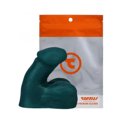 Realistic Dildos Tantus On The Go Silicone Packer Super Soft Emerald