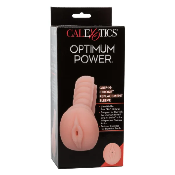 Optimum Power Grip-N-Stroke Replacement Sleeve -  Ivory