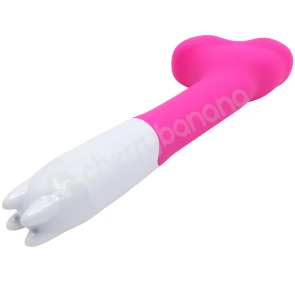 Cherry Banana Pink 10 Speed Fluttering Vulva Vibrator