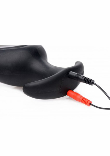 Electro Anchor Mini E-Stim Expanding Plug - Black - Anal Electro Stimulation