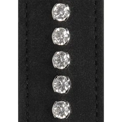 Ouch Diamond Studded Wrist Cuffs
