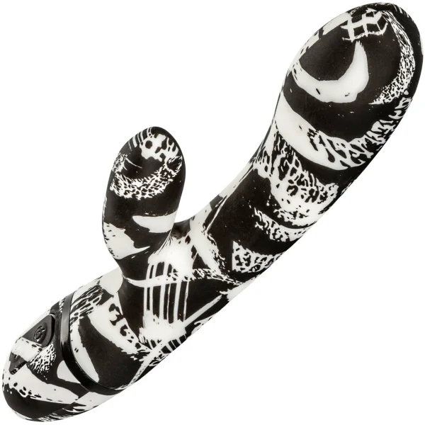 Hype Dual Wand Rechargeable Silicone Dual Stimulation Vibrator By CalExotics