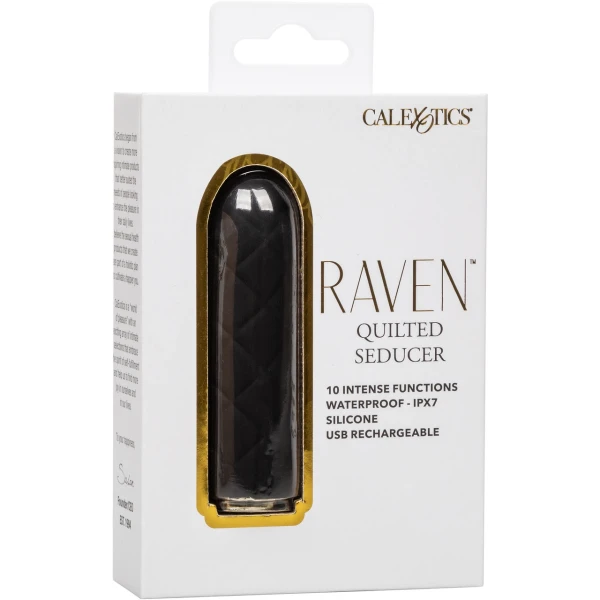 Raven Quilted Seducer Bullet Vibe