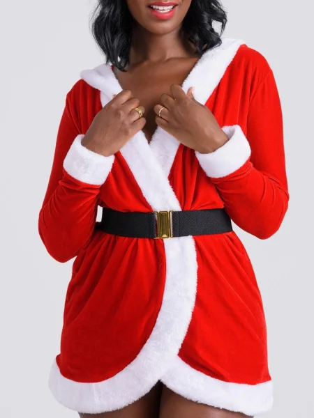 Lovehoney Santa Cutie Red Wrap Dress