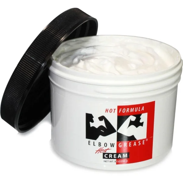 Elbow Grease Hot Cream - Oil-Based Lube | 9oz