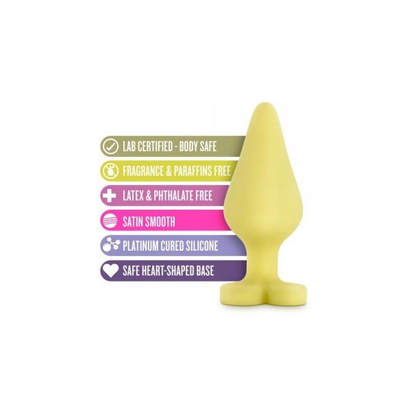 Naughty Candy Heart Butt Plug - "Spank Me"