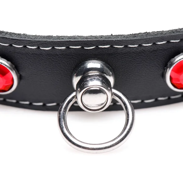 Master Series Fierce Vixen Leather Choker