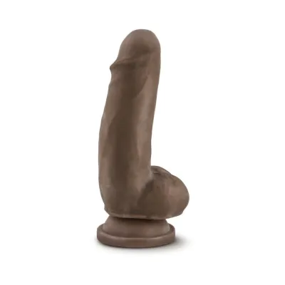 Realistic Dildos Au Naturel 7in Sensa Feel Fat Boy Chocolate