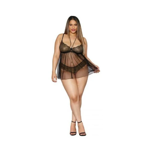 Dreamgirl Babydoll with G-String