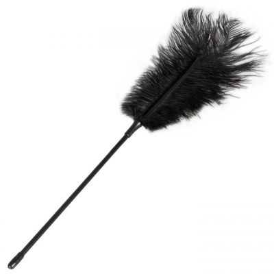 Bondara Black Ostrich Feather Tickler 17 Inch